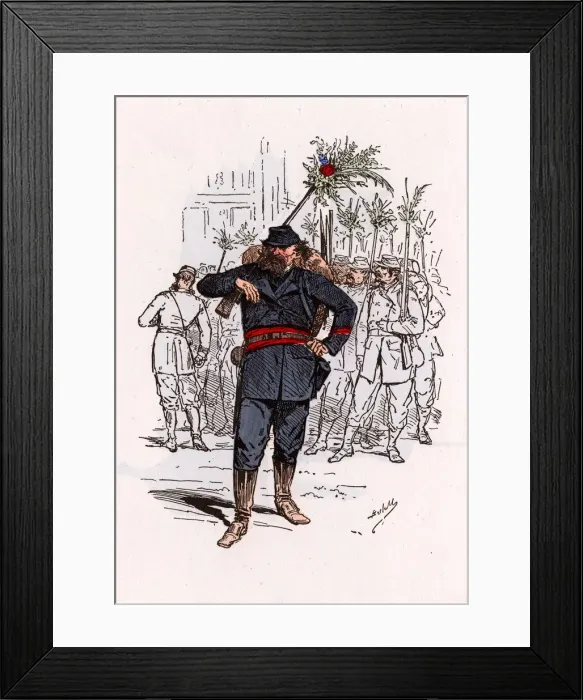 Framed Print : COMMUNE / RETURN FROM DUTY Framed Print : COMMUNE / RETURN FROM DUTY