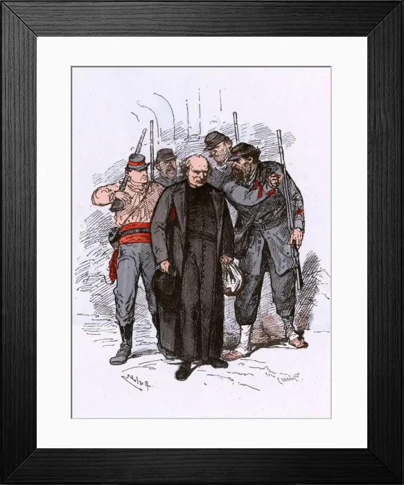Framed Print : COMMUNE / ARREST OF PRIEST Framed Print : COMMUNE / ARREST OF PRIEST