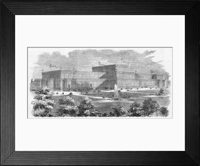 Framed Print : MUNICH EXHIBITION 1854 Framed Print : MUNICH EXHIBITION 1854