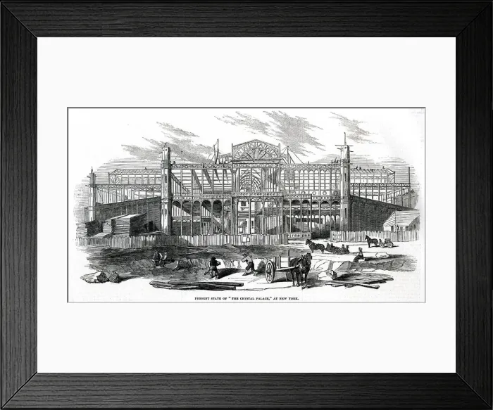 Framed Print : New York, Crystal Palace 1853 Framed Print : New York, Crystal Palace 1853