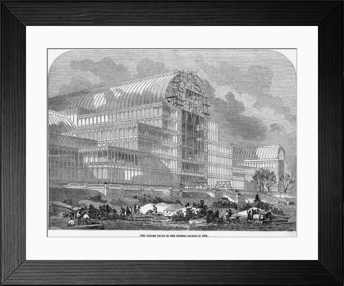 Framed Print : PALACE CONSTRUCTION 1854 Framed Print : PALACE CONSTRUCTION 1854
