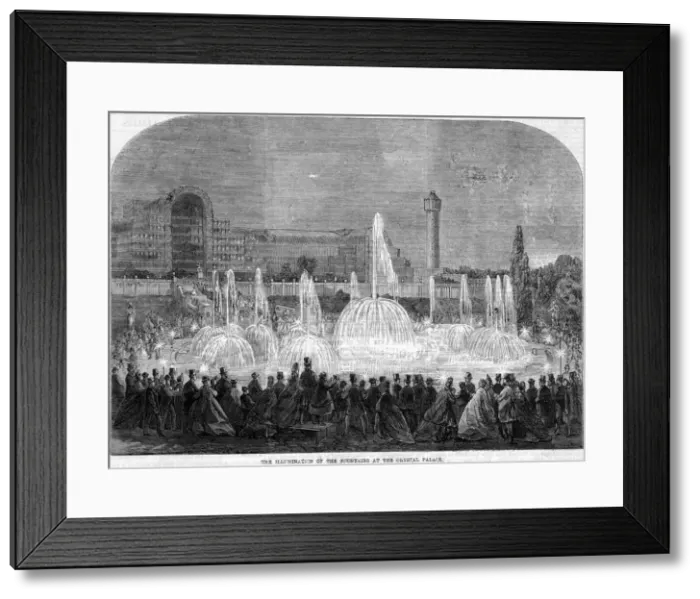 Framed Print : CRYSTAL PALACE FOUNTAINS Framed Print : CRYSTAL PALACE FOUNTAINS