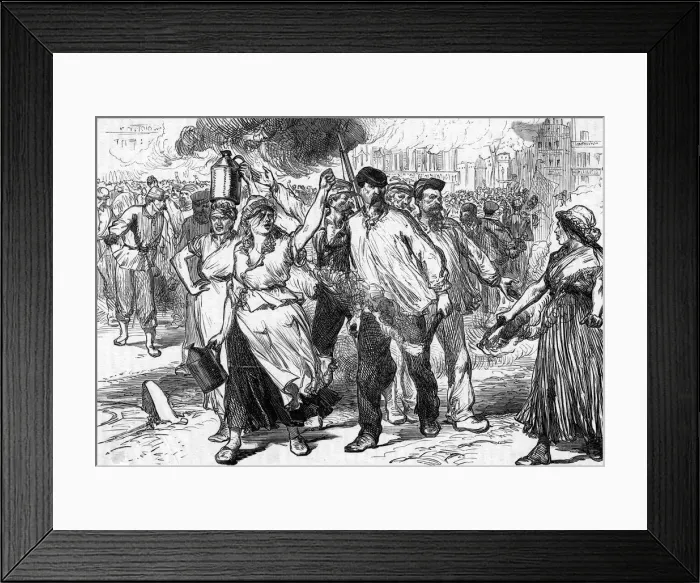 Framed Print : COMMUNE / PETROLEUSES Framed Print : COMMUNE / PETROLEUSES