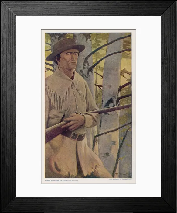 Framed Print : DANIEL BOONE / ADNEY Framed Print : DANIEL BOONE / ADNEY