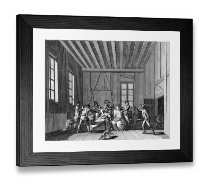 Framed Print : MARAT ASSASSINATED 1793 Framed Print : MARAT ASSASSINATED 1793