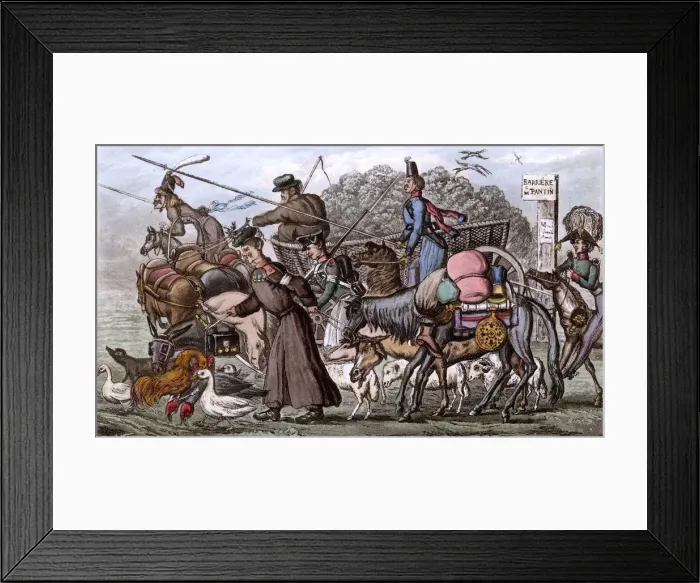 Framed Print : RUSSIANS ENTER PARIS 1814