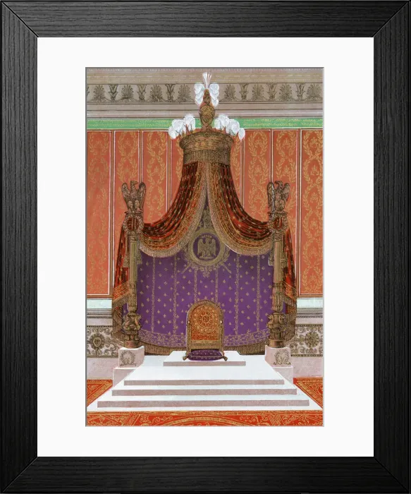 Framed Print : NAPOLEONS THRONE Framed Print : NAPOLEONS THRONE