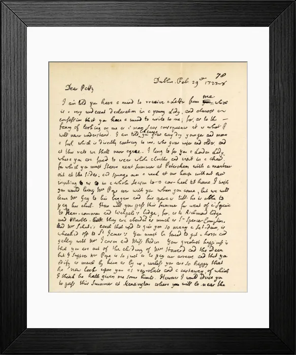 Framed Print : SWIFTS HANDWRITING Framed Print : SWIFTS HANDWRITING
