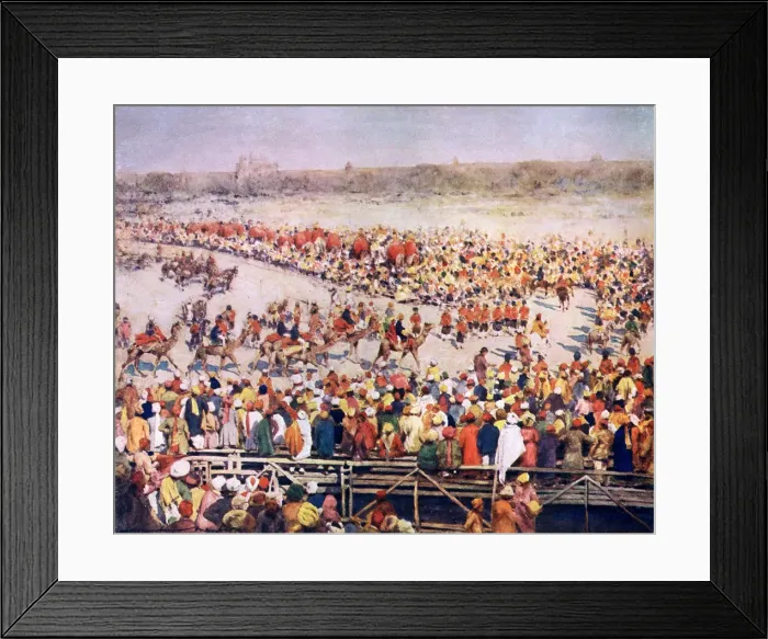 Framed Print : DELHI DURBAR / 1902 Framed Print : DELHI DURBAR / 1902
