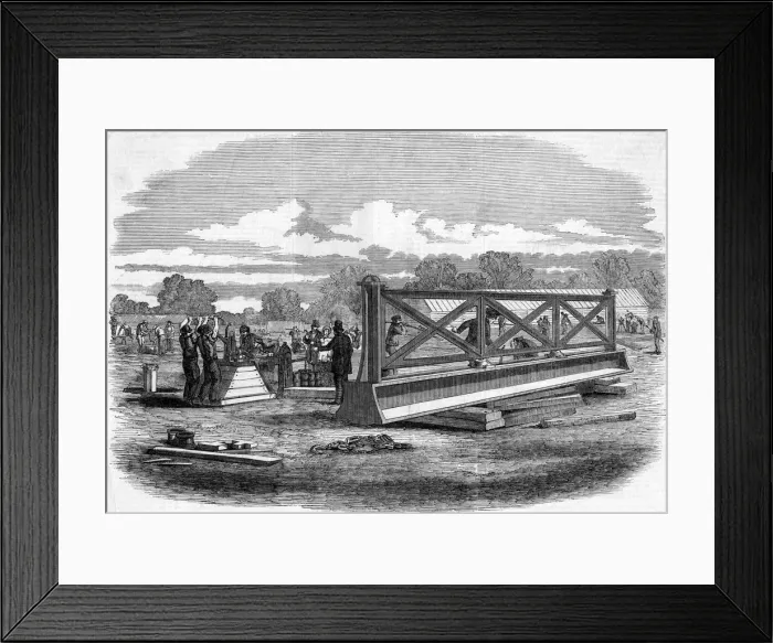 Framed Print : Great Exhibition construction Framed Print : Great Exhibition construction