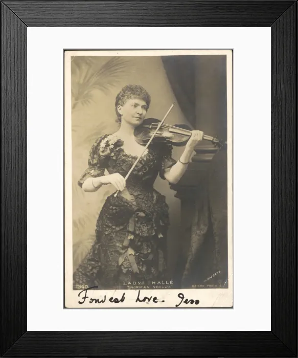 Framed Print : WILMA LADY HALLE Framed Print : WILMA LADY HALLE