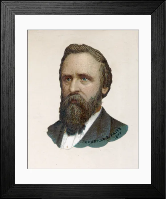 Framed Print : Rutherford Hayes Framed Print : Rutherford Hayes