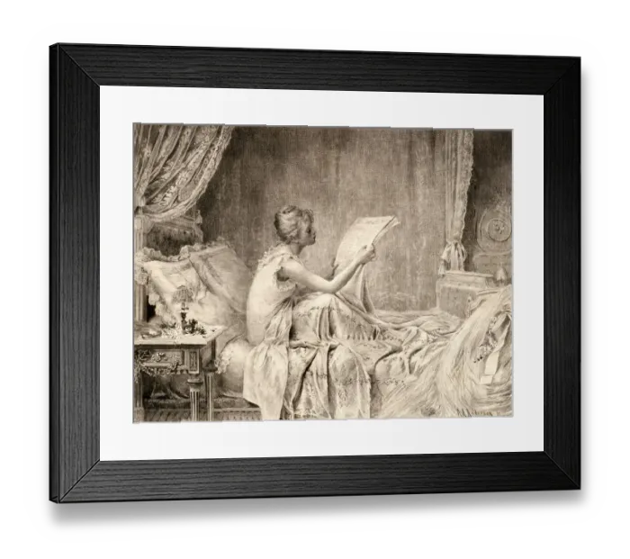 Framed Print : MORNING AFTER THE BALL Framed Print : MORNING AFTER THE BALL