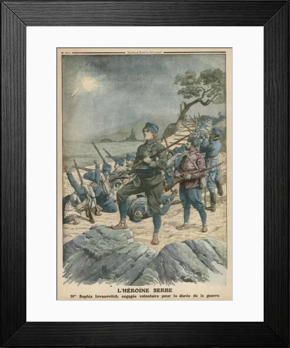 Framed Print : SERBIAN HEROINE Framed Print : SERBIAN HEROINE