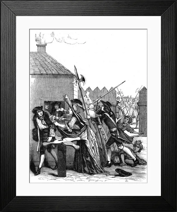 Framed Print : FOOD SHORTAGE PARIS 1709 Framed Print : FOOD SHORTAGE PARIS 1709