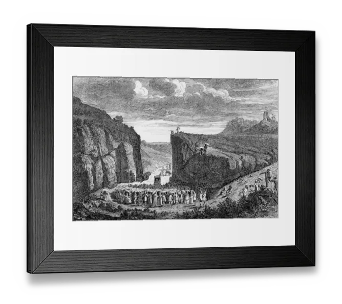 Framed Print : MEETING OF PROTESTANTS Framed Print : MEETING OF PROTESTANTS