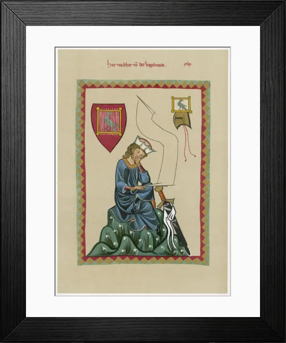 Framed Print : Walther van der Vogelwei Framed Print : Walther van der Vogelwei