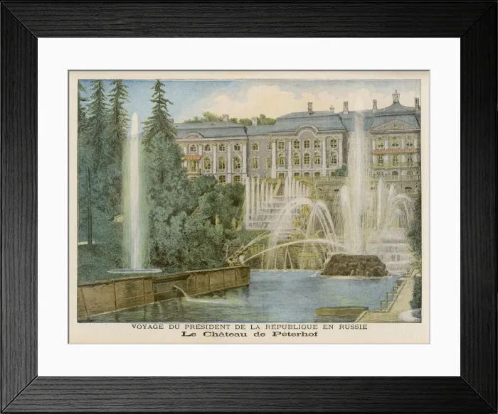 Framed Print : 1897 / RUSSIA / PETERHOF Framed Print : 1897 / RUSSIA / PETERHOF