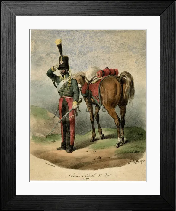Framed Print : CHASSEUR BELLANGE Framed Print : CHASSEUR BELLANGE