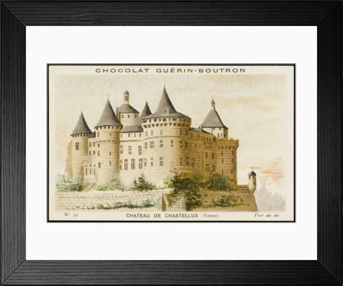 Framed Print : CHATEAU DE CHASTELLUX Framed Print : CHATEAU DE CHASTELLUX