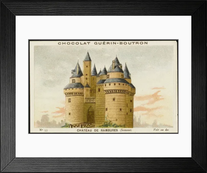 Framed Print : CHATEAU DE RAMBURES Framed Print : CHATEAU DE RAMBURES