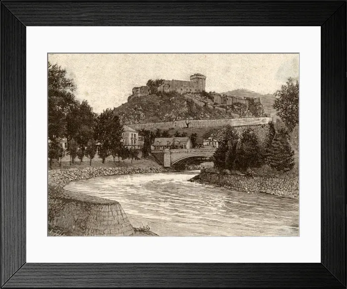 Framed Print : FRANCE / PAU 1894 Framed Print : FRANCE / PAU 1894