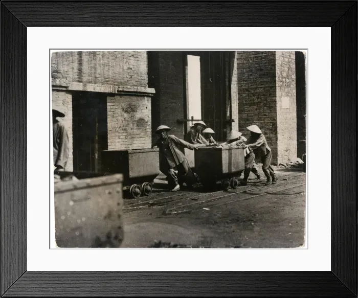 Framed Print : KAILAN COAL MINES 1930S
