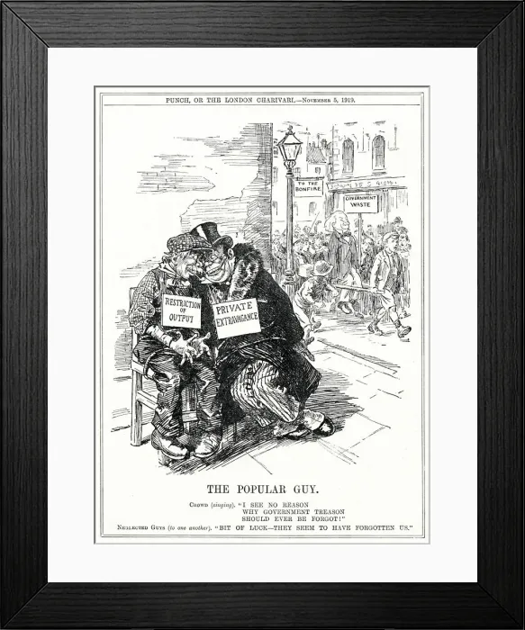 Framed Print : Cartoon, The Popular Guy (Lloyd George) Framed Print : Cartoon, The Popular Guy (Lloyd George)