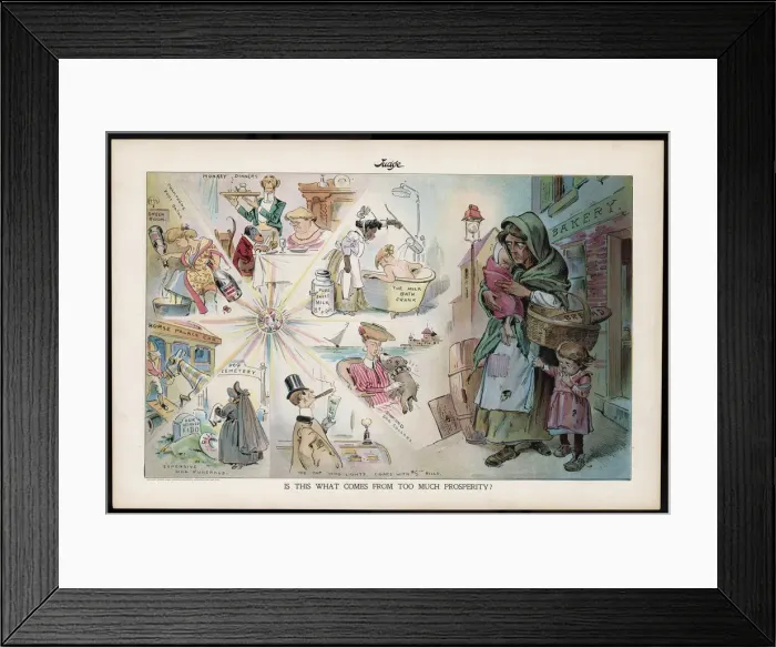 Framed Print : TOO MUCH PROSPERITY Framed Print : TOO MUCH PROSPERITY