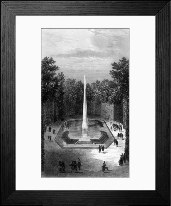 Framed Print : FOUNTAIN VERSAILLES 1695 Framed Print : FOUNTAIN VERSAILLES 1695