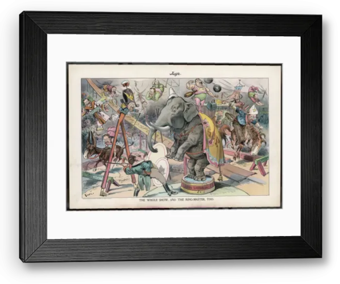 Framed Print : T ROOSEVELT / JUDGE CIRCUS Framed Print : T ROOSEVELT / JUDGE CIRCUS