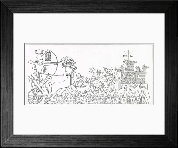 Framed Print : EGYPTIAN ATTACK Framed Print : EGYPTIAN ATTACK