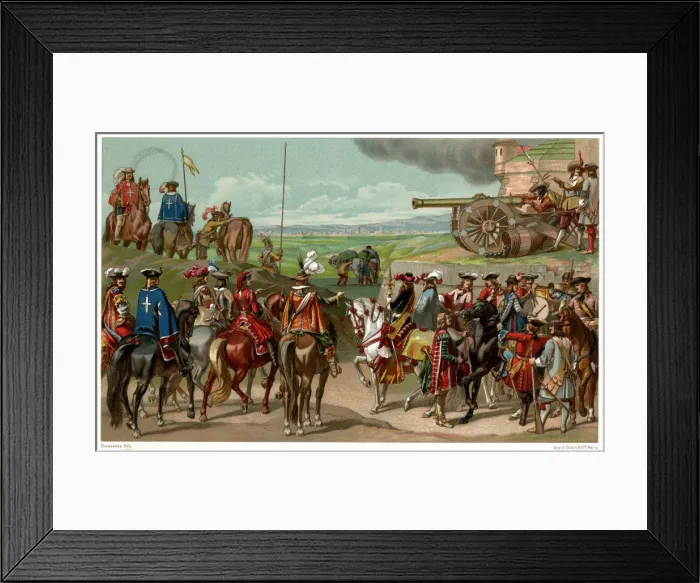 Framed Print : FRENCH ARMY DRESS / 17TH C Framed Print : FRENCH ARMY DRESS / 17TH C