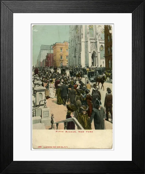 Framed Print : NEW YORK - FIFTH AVENUE Framed Print : NEW YORK - FIFTH AVENUE