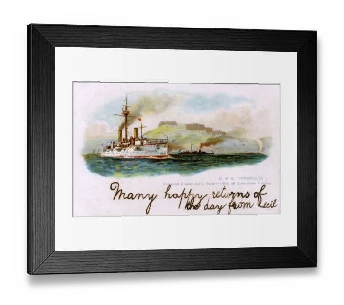 Framed Print : IMPERIEUSE WARSHIP Framed Print : IMPERIEUSE WARSHIP
