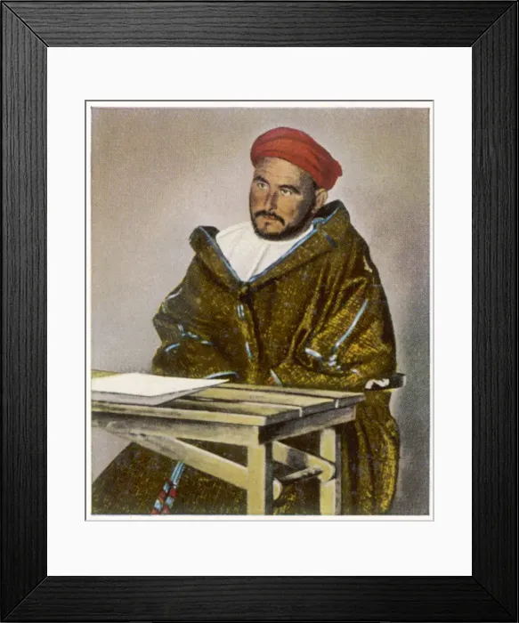 Framed Print : ABD-EL-KRIM INTERNED Framed Print : ABD-EL-KRIM INTERNED