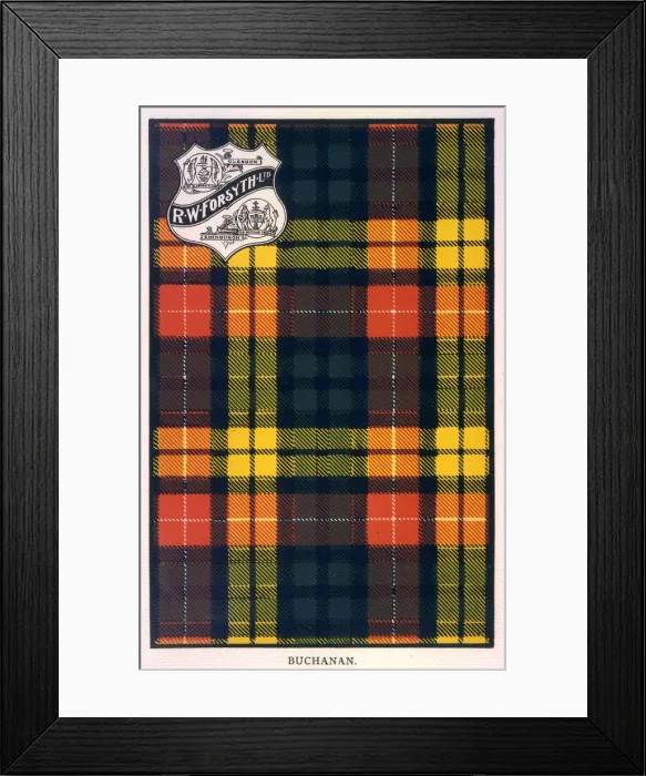 Framed Print : BUCHANAN TARTAN / FORSYTH Framed Print : BUCHANAN TARTAN / FORSYTH