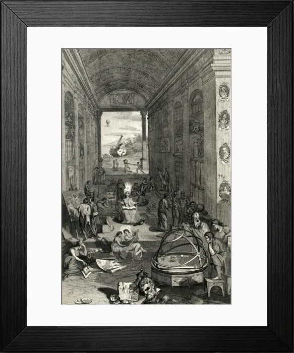 Framed Print : SCIENCE ALLEGORISED Framed Print : SCIENCE ALLEGORISED