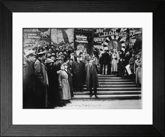 Framed Print : RUSSIA  /  MAY DAY  /  LENIN