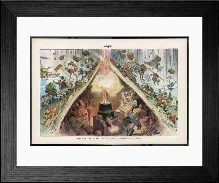 Framed Print : ROOSEVELTS VOLCANO