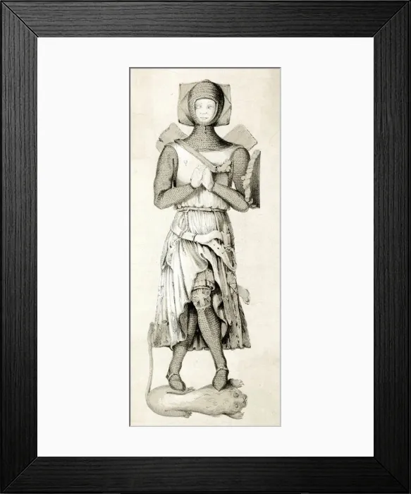 Framed Print : LAVEROCK EFFIGY Framed Print : LAVEROCK EFFIGY