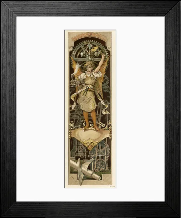 Framed Print : MACHINES ALLEGORISED Framed Print : MACHINES ALLEGORISED