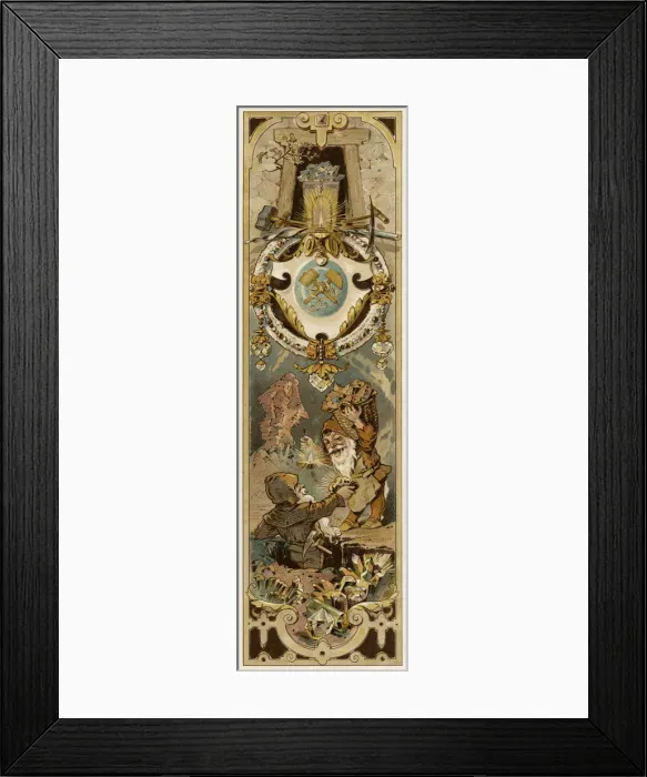 Framed Print : MINING GNOMES Framed Print : MINING GNOMES