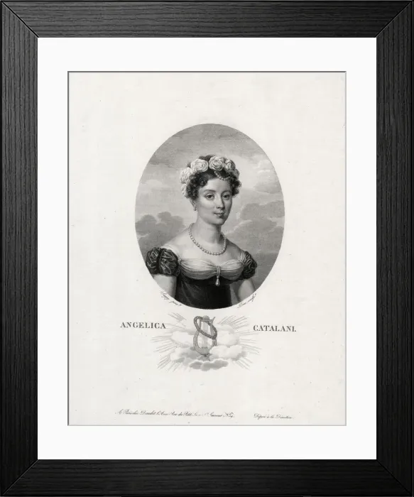 Framed Print : ANGELICA CATALANI / LEON Framed Print : ANGELICA CATALANI / LEON