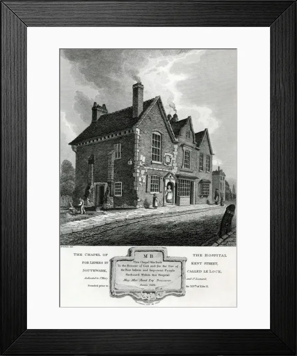 Framed Print : LOCK HOSPITAL CHAPEL Framed Print : LOCK HOSPITAL CHAPEL