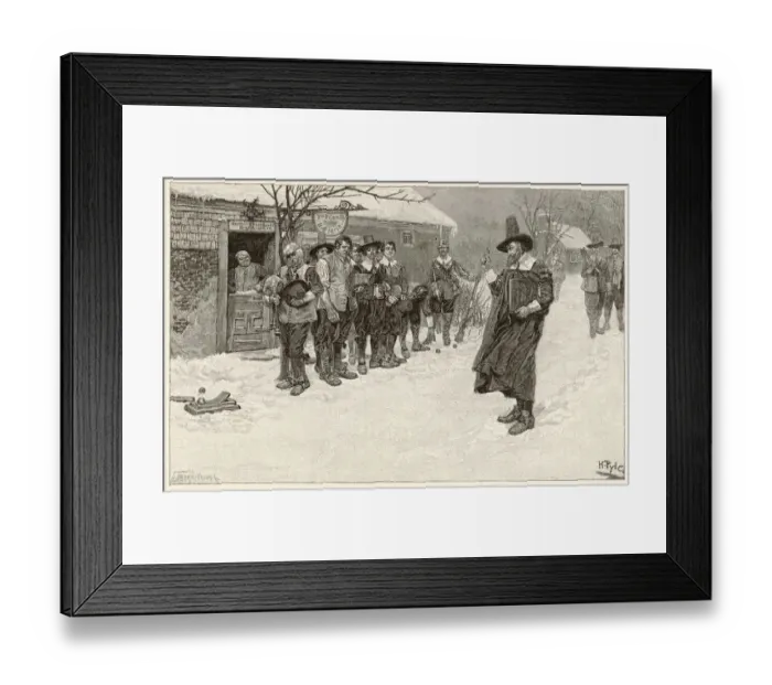 Framed Print : PURITANISM IN COLONIES Framed Print : PURITANISM IN COLONIES