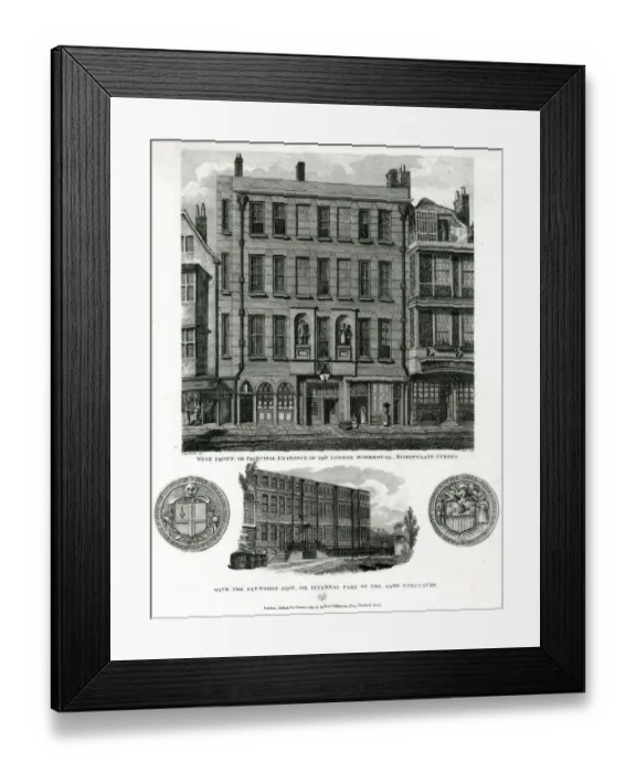 Framed Print : LONDON WORKHOUSE 1819 Framed Print : LONDON WORKHOUSE 1819