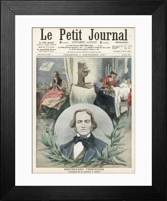 Framed Print : BARTHELEMY THIMONNIER Framed Print : BARTHELEMY THIMONNIER