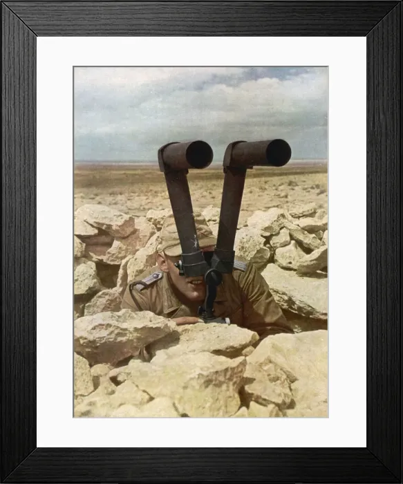 Framed Print : GERMANS USE PERISCOPE Framed Print : GERMANS USE PERISCOPE