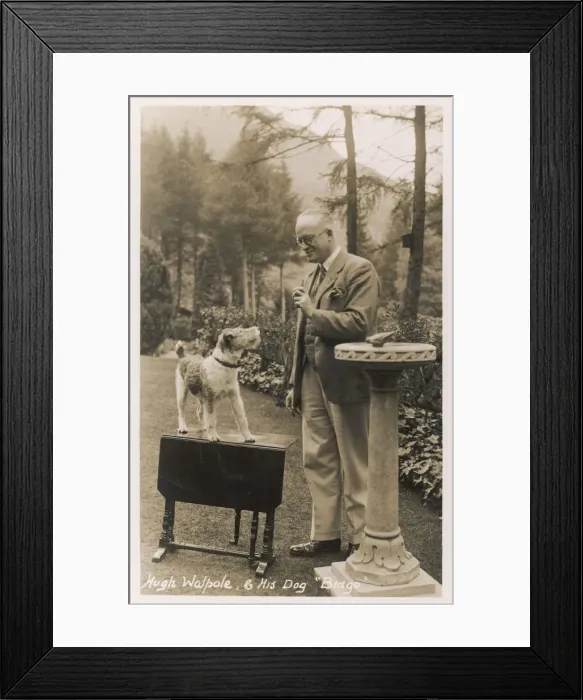 Framed Print : HUGH WALPOLE / POSTCARD Framed Print : HUGH WALPOLE / POSTCARD